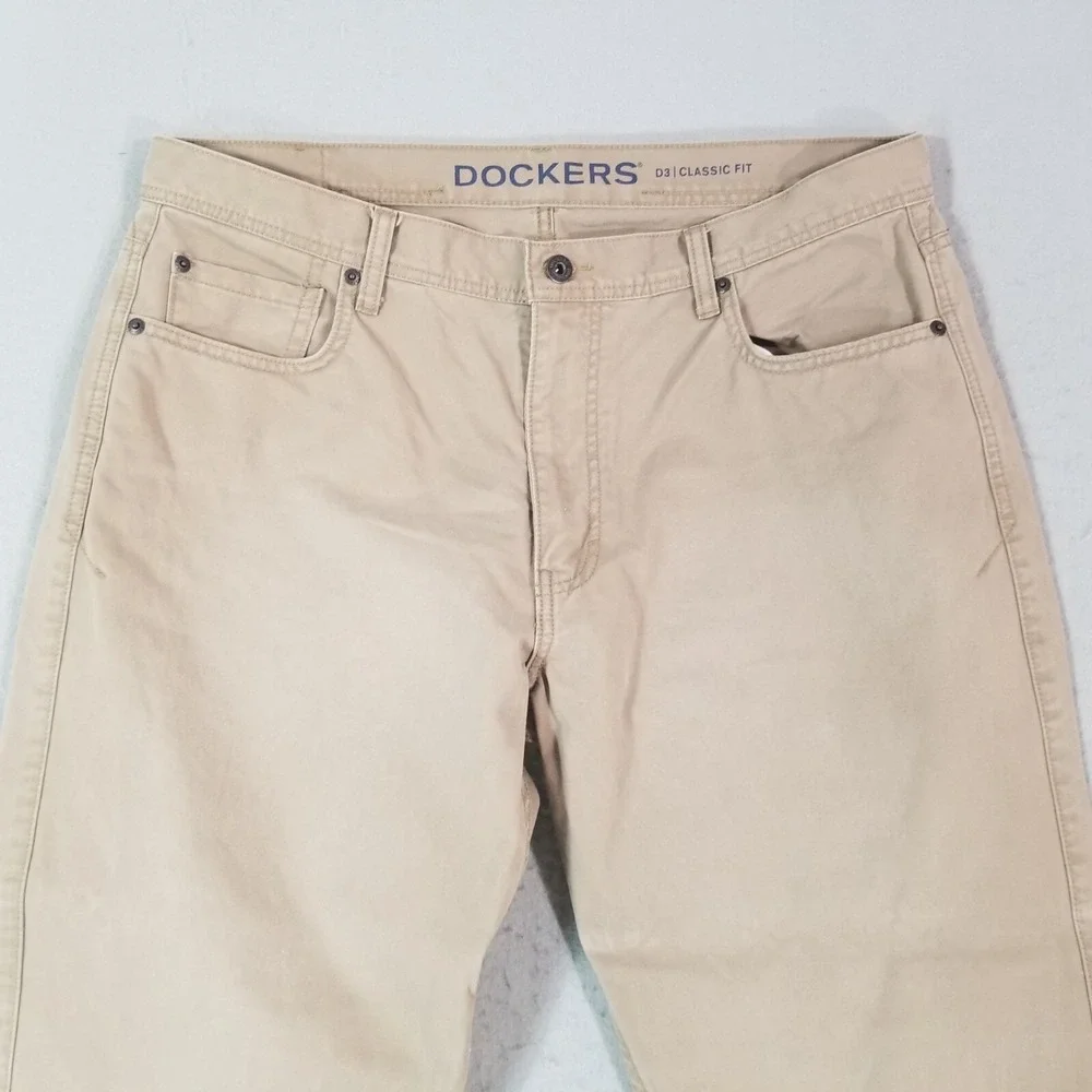 Levi's Docker jeans men's 36x29 D3 classic fit Brown denim pants